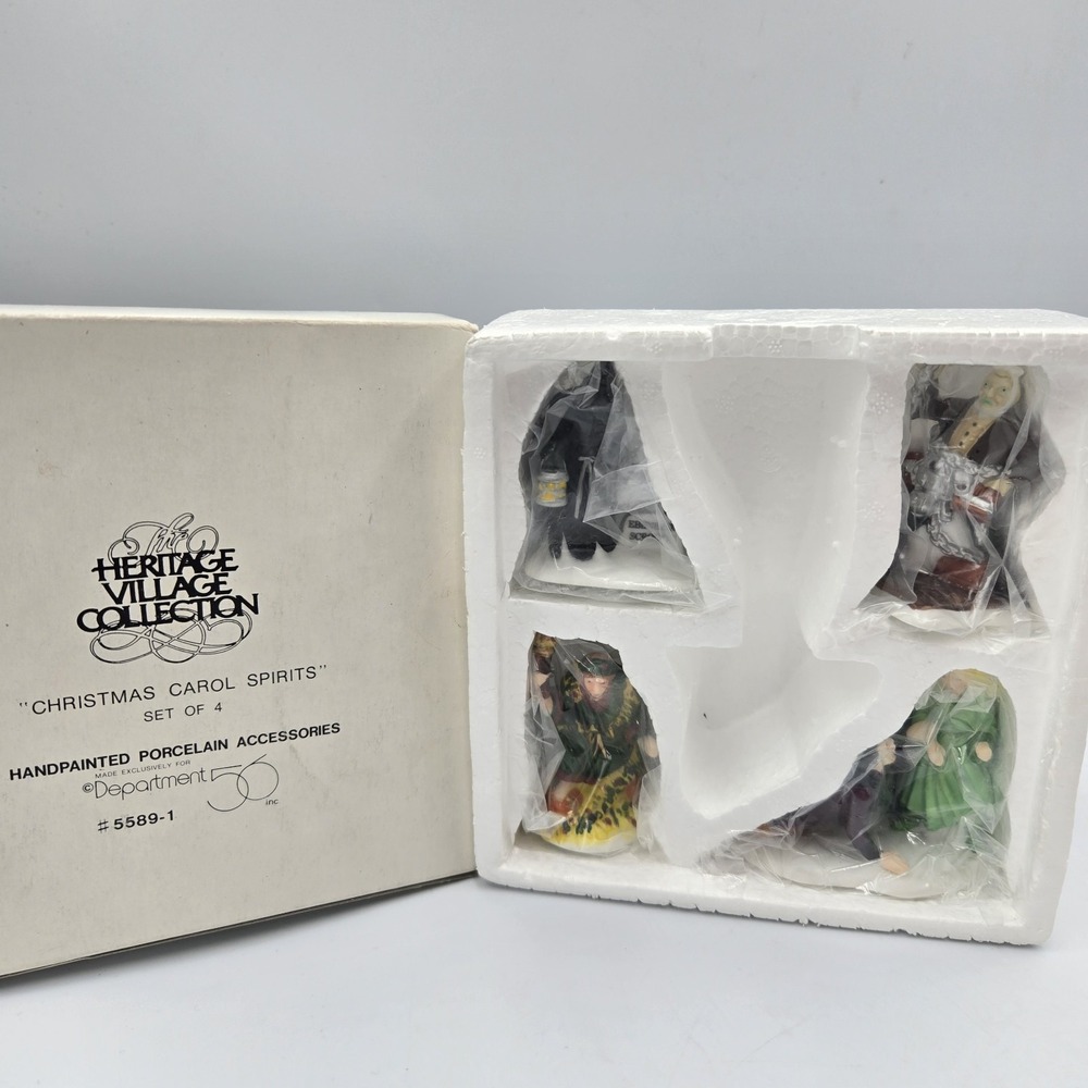 Vtg Department 56 Christmas Carol Spirits 55891 Heritage Village Christmas City‎